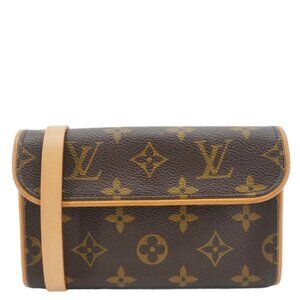 Louis Vuitton  Pochette Florentine Monogram Canvas Waist Bag Brown